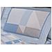 Completo Lenzuola Flanella Linea Supereuropa 100% Cotone Disegno Atene 7879 Singolo Azzurro - Foto miniatura 6