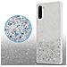 Custodia Compatibile Con Samsung Galaxy Note 10 In Trasparente Con Glitter - Coperchio Protettivo In Silicone Tpu Flessibile Con Glitter Scintillanti - Foto miniatura 5