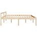 Letto per Anziani 180x200 cm Super King Legno Massello di Pino - Foto miniatura 9