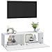 Mobili Tv Da Parete 2 Pz Bianchi 100x30x30 Cm Legno Multistrato - Foto miniatura 5