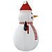 Pupazzo Di Neve Gonfiabile Con Led 360 Cm - Foto miniatura 4