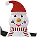 Pupazzo Di Neve Gonfiabile Con Led 360 Cm - Foto miniatura 5
