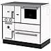 Fornello a Legna con Forno Riscaldamento 7,44 kW + Caldaia 20,1 kW Colore Bianco - Foto miniatura 1