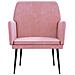 Poltrona Rosa 62x79x79 Cm Velluto - Foto miniatura 3