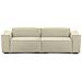 Divano Fisso Simona, Divano Componibile A 3 Posti Lineare, 100% Made In Italy, Sofà Moderno Da Soggiorno In Tessuto, Cm 260x95h70, Beige - Foto miniatura 3