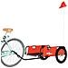 Rimorchio Per Bici Da Carico Arancione Tessuto Oxford E Ferro - Foto miniatura 4