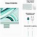 iMac (2023) Display Retina 23.5" 4,5K Chip M3 CPU 8-core GPU 10-core Ram 8GB SSD 512 GB Colore Verde - Foto miniatura 5
