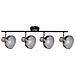 Lampadario Aje-lisa 4p Nero Oro Metallo 40 W 230 V - Foto miniatura 1
