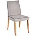 Set Di 2 Sedie Da Pranzo Tessuto Grigio Chiaro Phola - Foto miniatura 3