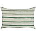 Set Di 2 Cuscini Kafra 30 X 50 Cm Verde A Strisce - Foto miniatura 6