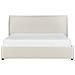 Letto Matrimoniale Contenitore Bouclé Bianco Sporco 160 X 200 Cm Lavaur - Foto miniatura 2