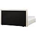 Letto Matrimoniale Contenitore Bouclé Bianco Sporco 160 X 200 Cm Lavaur - Foto miniatura 8