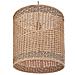 Lampadario Luapula Corda Di Carta Naturale - Foto miniatura 2