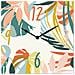Orologio Da Parete In Legno Ecologico, Con Stampa Foliage Color, 30x30 Cm, Made In Italy, Movimento A Quarzo, Alimentato A Batteria Non Inclusa, Adatto A Tutti Gli Stili Di Casa - Foto miniatura 1