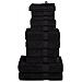Set ASciugamani SOLUND 12 pz Neri 600 gsm - Foto miniatura 1