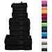 Set ASciugamani SOLUND 12 pz Neri 600 gsm - Foto miniatura 2