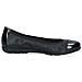Black Comb Casual Closed Ballerinas Ballerine Pelle Scarpe Donna Nero Eu 37, 9-22152-42-019 - Foto miniatura 3