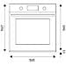 Forno a Gas da Incasso F605PROGKX Capacità 76 L Multifunzione Ventilato Colore Acciaio Inossidabile - Foto miniatura 5