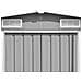 Lusso Casadino -  Casetta Da Giardino 257x580x181 Cm In Metallo Grigio - Foto miniatura 5