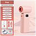 Ventola Portatile: Raffreddamento Portatile Con Display A Led Pink - Foto miniatura 5