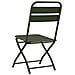 Sedia da Giardino Pieghevole 2 pcs Verde Scuro 42x52x82 cm Acciaio Verniciato - Foto miniatura 7