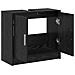 Mobile Lavabo Rovere Nero 63x29x55 cm Legno Ingegnerizzato - Foto miniatura 5