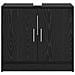 Mobile Lavabo Rovere Nero 63x29x55 cm Legno Ingegnerizzato - Foto miniatura 6