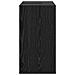 Mobile Lavabo Rovere Nero 63x29x55 cm Legno Ingegnerizzato - Foto miniatura 7
