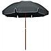 Ombrellone Da Giardino Con Palo In Acciaio 300 Cm Antracite - Foto miniatura 2