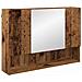Set di mobili per il bagno 5 pcs Legno vecchio 30 x 35 x 192 cm - Foto miniatura 4