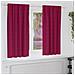 Tende con tende 2 pcs Rosso vino 175x140cm Poliestere - Foto miniatura 2