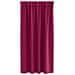 Tende con tende 2 pcs Rosso vino 175x140cm Poliestere - Foto miniatura 4
