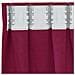Tende con tende 2 pcs Rosso vino 175x140cm Poliestere - Foto miniatura 5