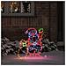 Luce Babbo Natale Multicolore 58.5 x 60 x 1.3 cm Ferro - Foto miniatura 2