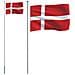 Asta e Bandiera Danimarca 6,23 m Alluminio - Foto miniatura 1