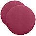 Cuscini per Seduta 2 pcs Rosso Vino Ø 40 x 13 cm Velluto - Foto miniatura 1