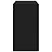 Mobile TV da parete Nero 59,5 x 31 x 60 cm Legno multistrato - Foto miniatura 7