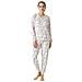 Pigiama In Velluto A Maniche Lunghe Da Donna Jjb4 - Foto miniatura 1