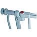 Safetots Cancelletto Di Sicurezza Extra Alto Con Parte Superiore Incurvata, 171cm - 180cm, Grigio Opaco, Extra Alto Con 100cm Di Altezza - Foto miniatura 3