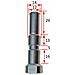 Tubo Flessibile Per Pulizia Fognature 10m - Compatibile Con Idropulitrici Kranzle D12/nilfisk Alto /kew | Ottone, 200 Bar, 60°c - Foto miniatura 5