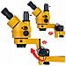 Mikroscopio Trinoculare Neptune Pro - Zoom 7-45x Con Fotocamera 51mp 4k, Lente Barlow 0.5x, Illuminatore Led 56x | Ispezione Elettronica - Foto miniatura 8
