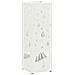 Supporto per Ombrellone Bianco 15.5 x 15.5 x 49 cm Metallo - Foto miniatura 1