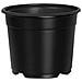 Vaso per Fiori 200 pcs Nero Ø 15 x 12.5 cm Plastica - Foto miniatura 1