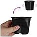 Vaso per Fiori 200 pcs Nero Ø 15 x 12.5 cm Plastica - Foto miniatura 9