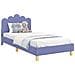 Struttura letto bambini con testata Blu jeans 90 x 200 cm - Foto miniatura 1