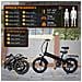 M6 E-bike Pieghevole - Ruota Larga 20''x4.0'' 48v 15ah Autonomia 45-55km Motore 250w Shimano 7v Freni Idraulici - Foto miniatura 2