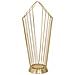 Portaombrelli Glam Stick In Ferro Oro Con Struttura A Fili 25,5x18,5x60 Cm - Foto miniatura 1