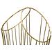 Portaombrelli Glam Stick In Ferro Oro Con Struttura A Fili 25,5x18,5x60 Cm - Foto miniatura 3
