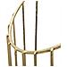 Portaombrelli Glam Stick In Ferro Oro Con Struttura A Fili 25,5x18,5x60 Cm - Foto miniatura 4