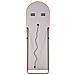 Specchio Da Terra Led Simple Ad Arco Con Cornice Oro 57x166 Cm - Foto miniatura 7